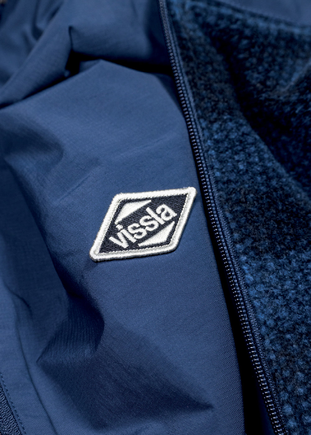 Vissla Men's Sequoia Reversible Jacket, Ripstop Nylon and Fleece