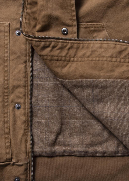 Vissla Men's Creators Grit Hooded Canvas Jacket, Flannel Lined, image 5