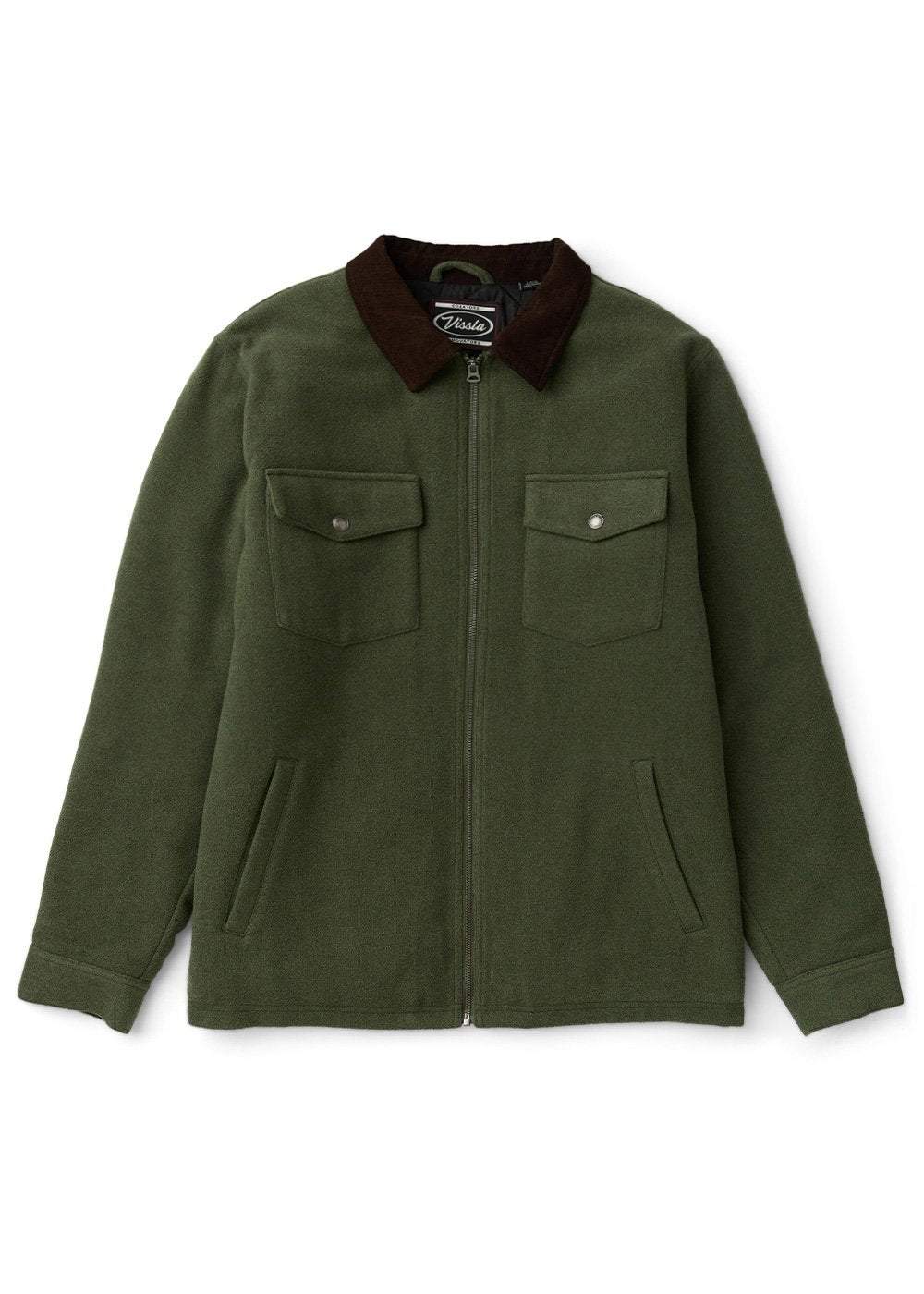 Vissla Men's Buffalo Jacket, Polyester and Wool Blend