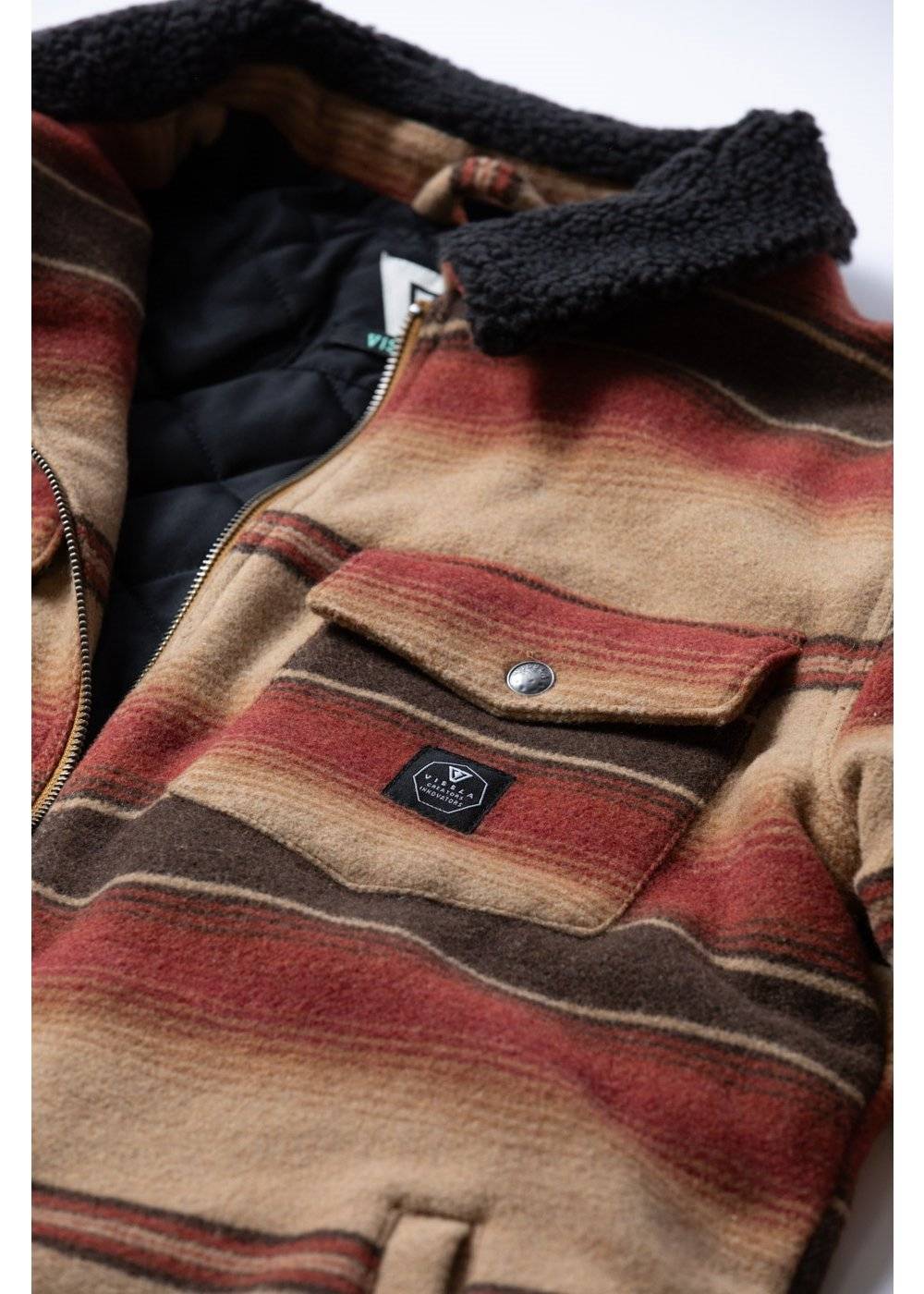 Vissla Men's Buffalo Jacket, Polyester and Wool Blend