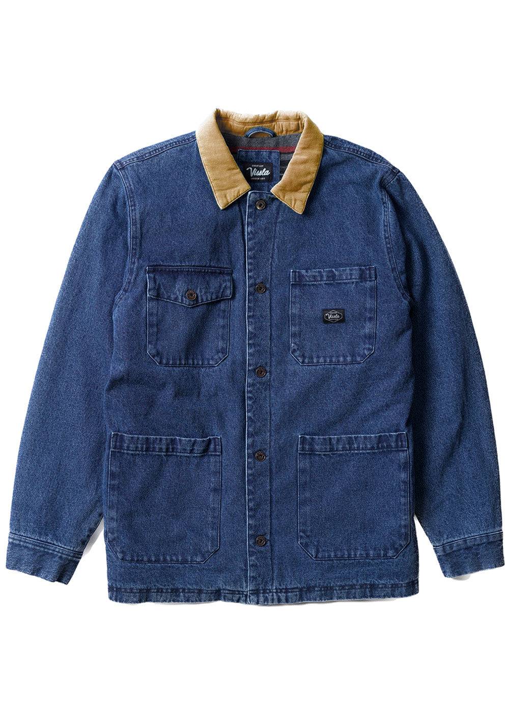 Vissla Men's Peterson Chore Jacket, Cotton Canvas