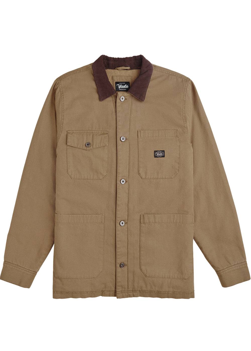 Vissla Men's Peterson Chore Jacket, Cotton Canvas
