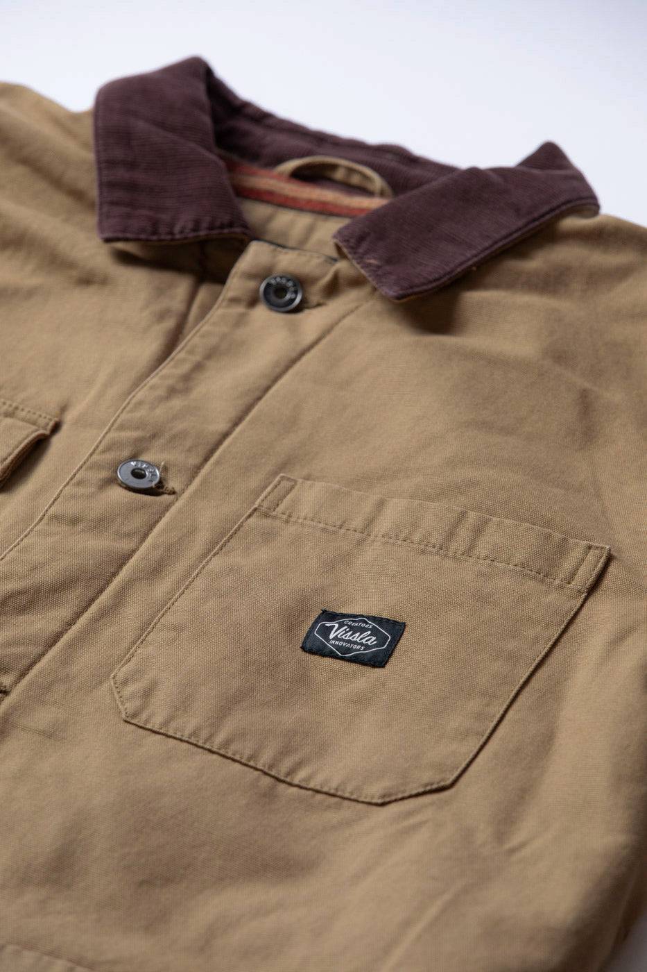 Vissla Men's Peterson Chore Jacket, Cotton Canvas
