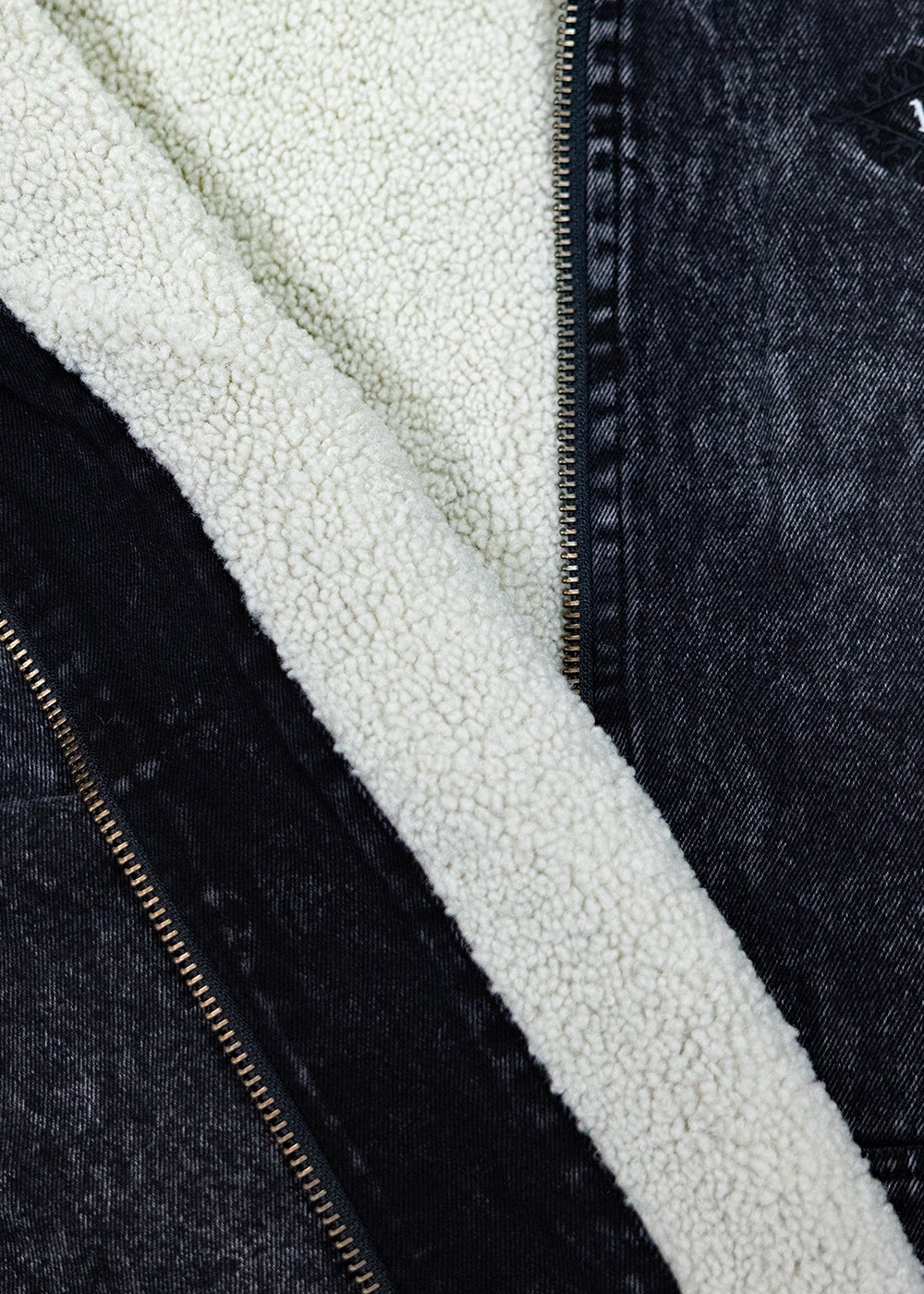 Vissla Men's Wasson Denim Jacket, Sherpa Lined