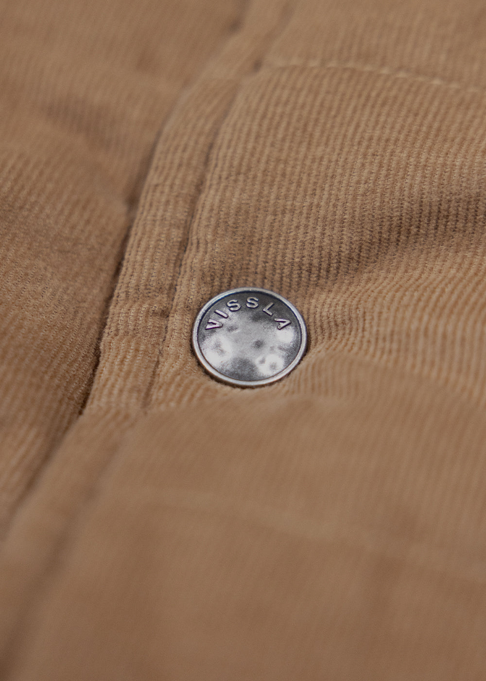 Vissla Men's Paxon Corduroy Puffer Jacket, Square Quilting