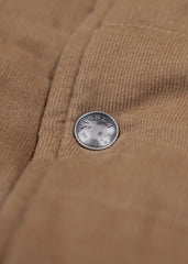 Vissla Men's Paxon Corduroy Puffer Jacket, Square Quilting