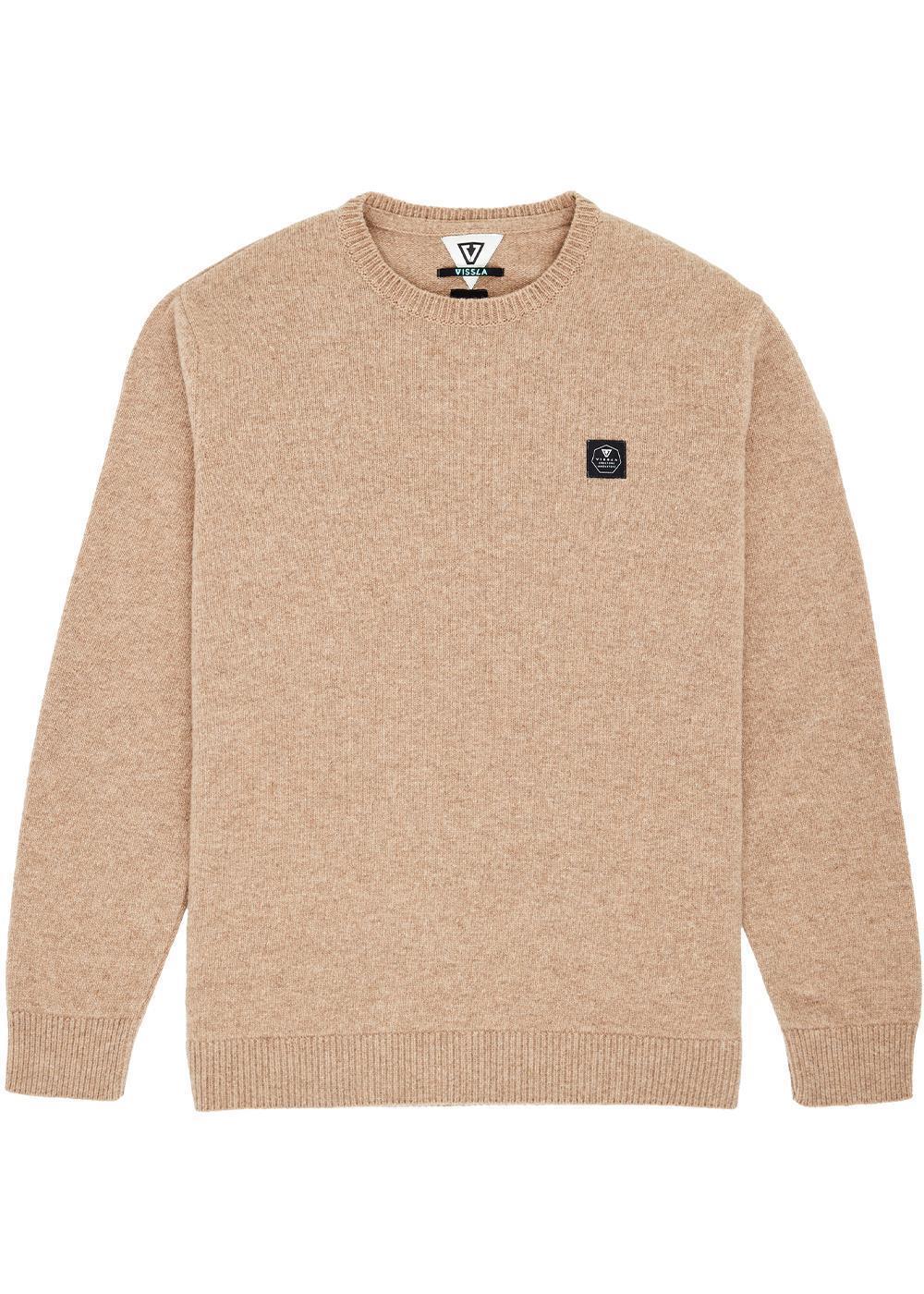 Vissla Men's Eddy Crew Neck Jumper, Wool Blend 7 Gauge Knit