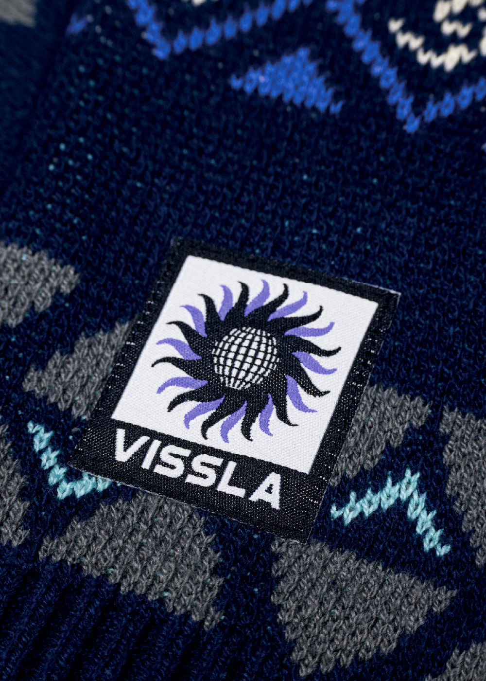 Vissla Men's Bel Air Jacquard Crew Jumper, Organic Cotton Blend