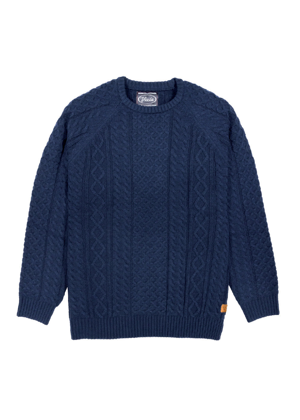Vissla Men's William Cable Knit Jumper, Wool Blend