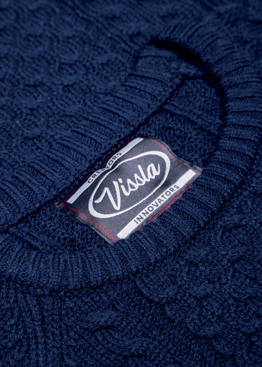 Vissla Men's William Cable Knit Jumper, Wool Blend