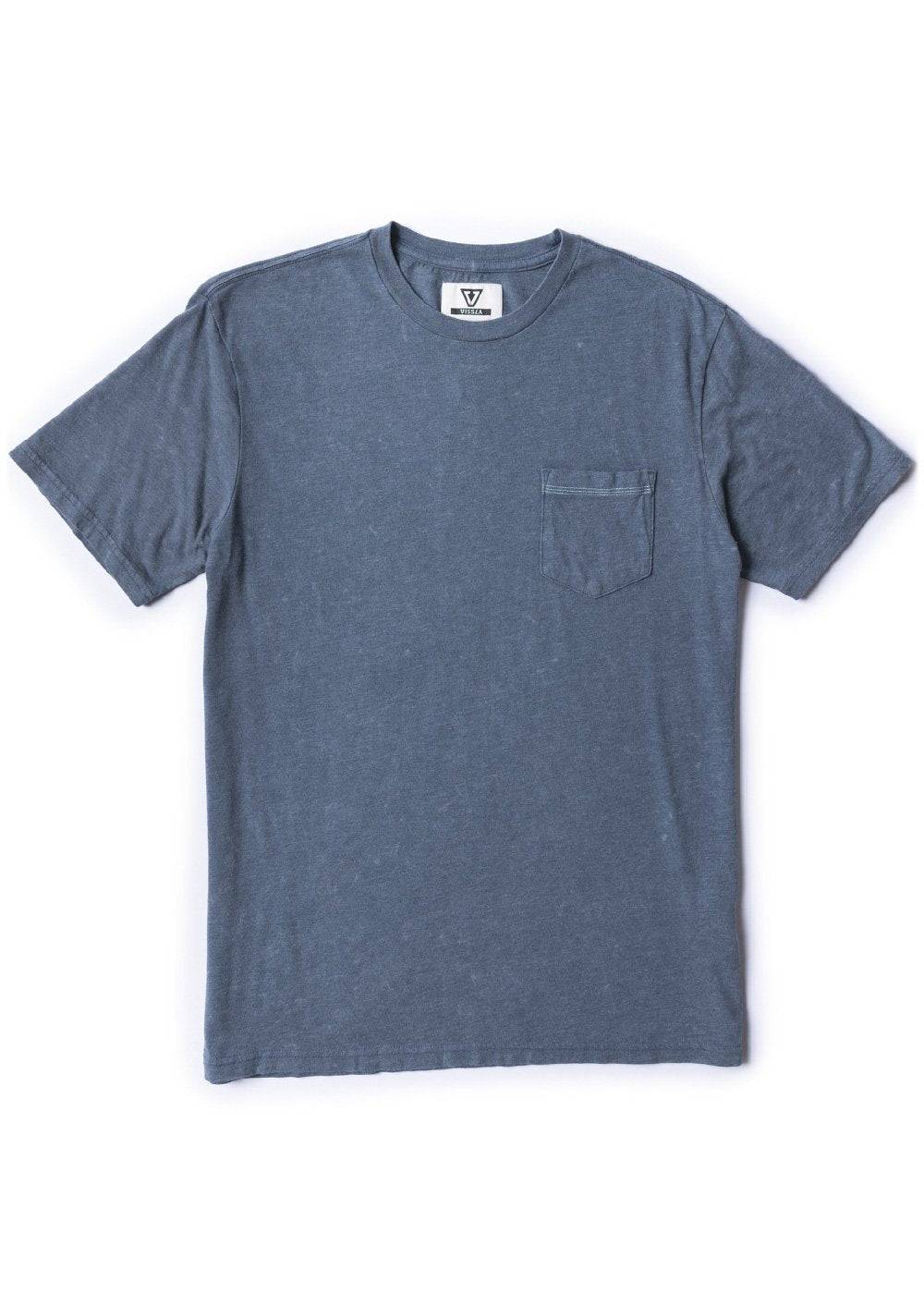 Vissla Men's Solid Sets Pocket T-Shirt, Acid Washed