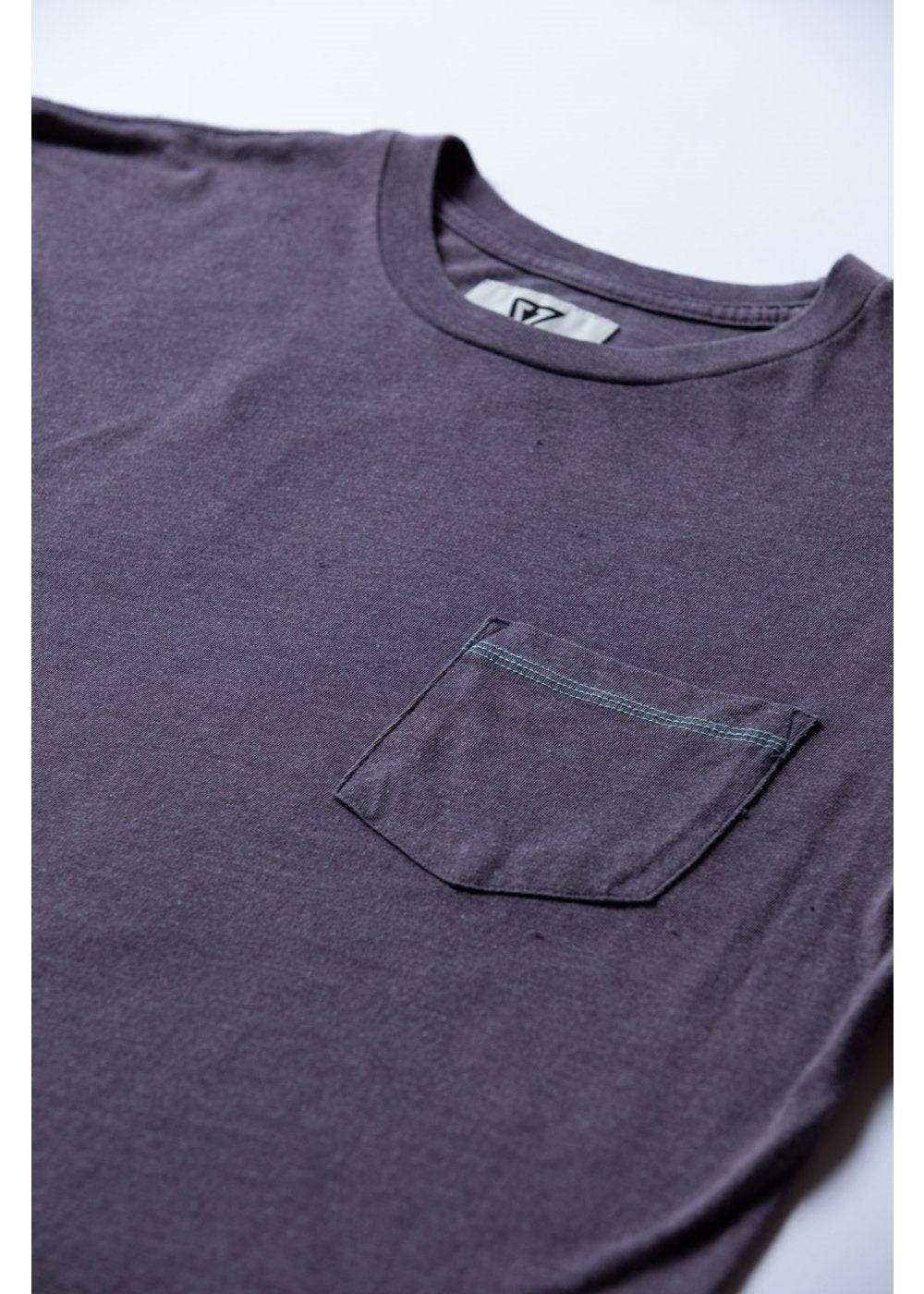 Vissla Men's Solid Sets Pocket T-Shirt, Acid Washed