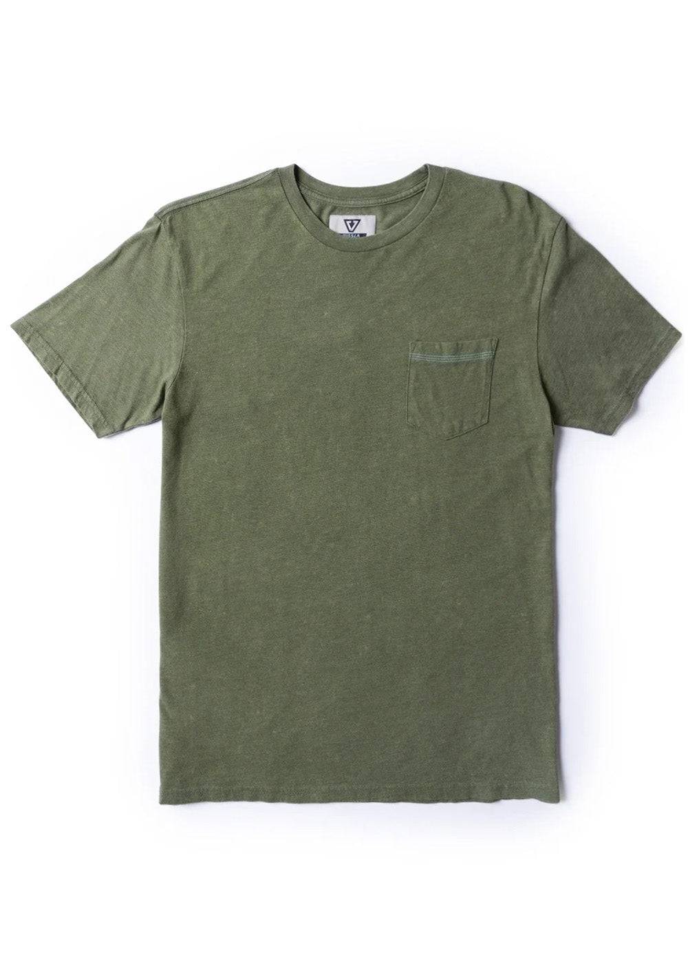 Vissla Men's Solid Sets Pocket T-Shirt, Acid Washed