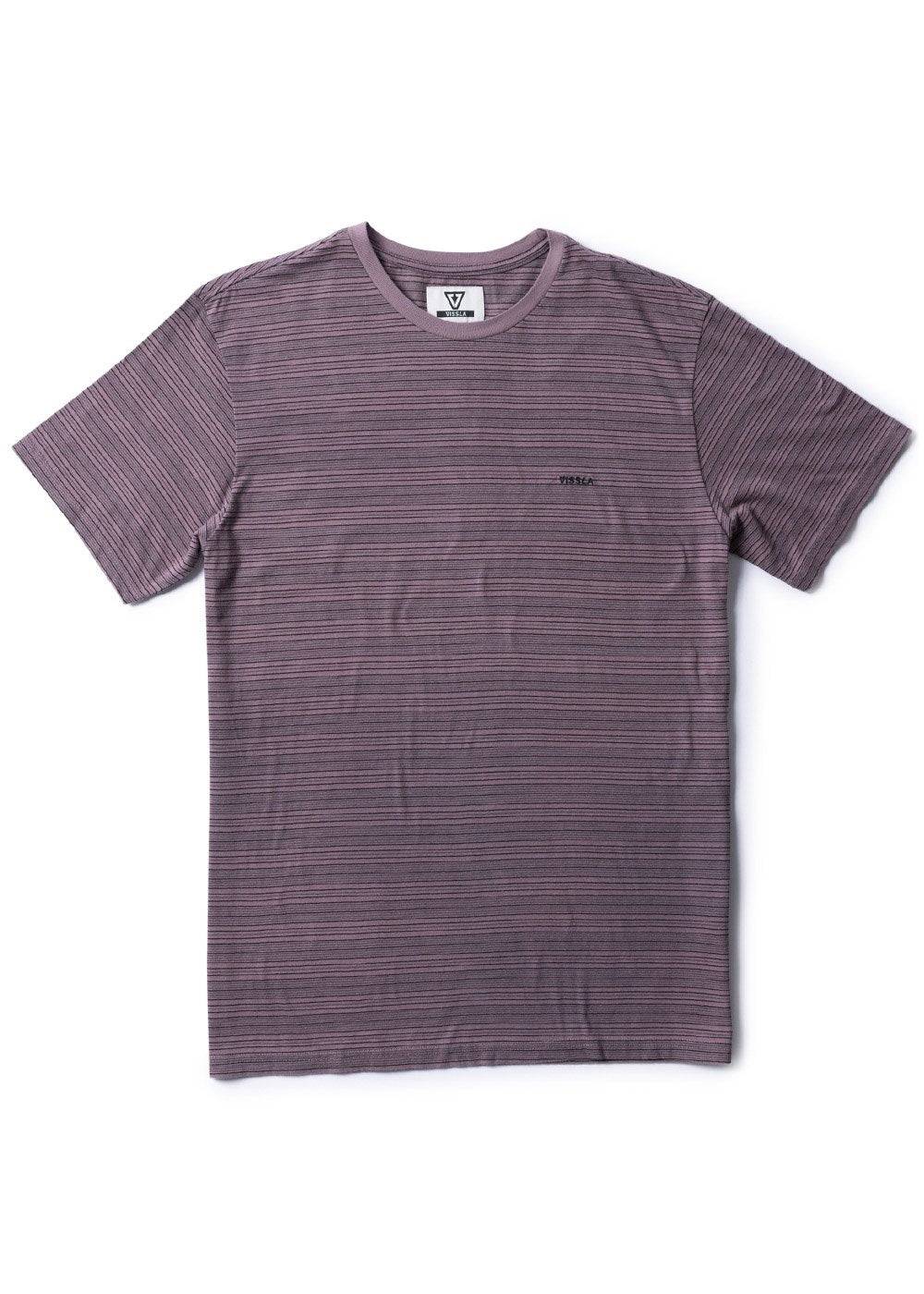 Vissla Men's Creek Striped T-Shirt, Yarn Dyed