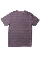 Vissla Men's Creek Striped T-Shirt, Yarn Dyed
