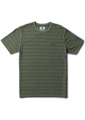 Vissla Men's Creek Striped T-Shirt, Yarn Dyed