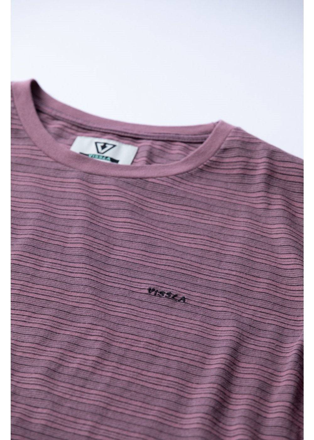 Vissla Men's Creek Striped T-Shirt, Yarn Dyed