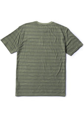 Vissla Men's Creek Striped T-Shirt, Yarn Dyed