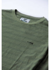 Vissla Men's Creek Striped T-Shirt, Yarn Dyed