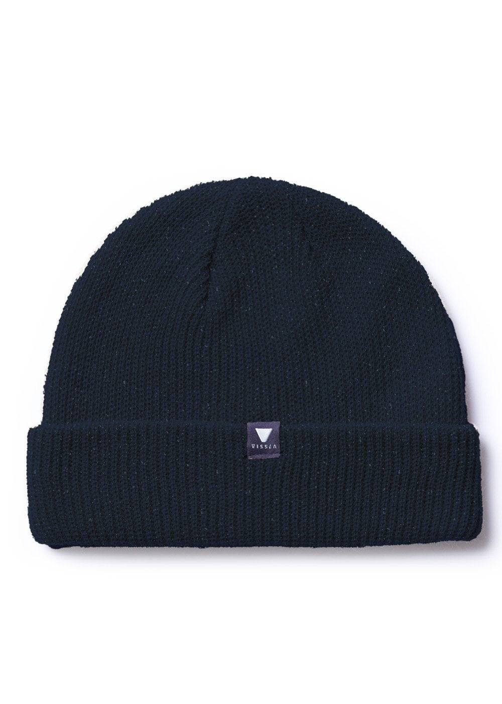 Vissla Unisex Trimline Cuffed Beanie, Heathered Acrylic Knit