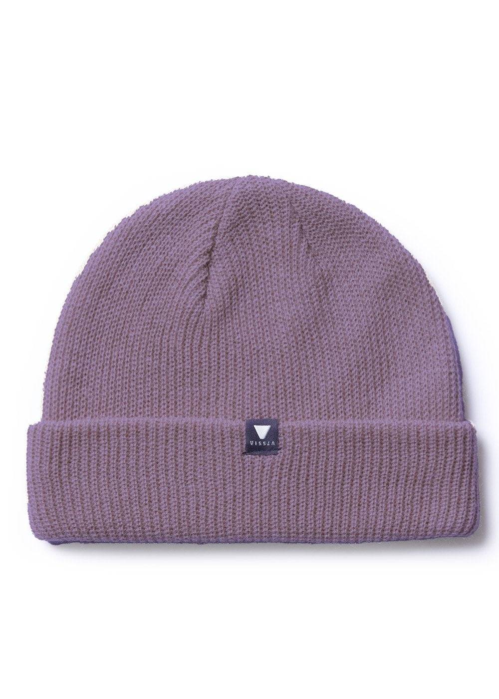 Vissla Unisex Trimline Cuffed Beanie, Heathered Acrylic Knit