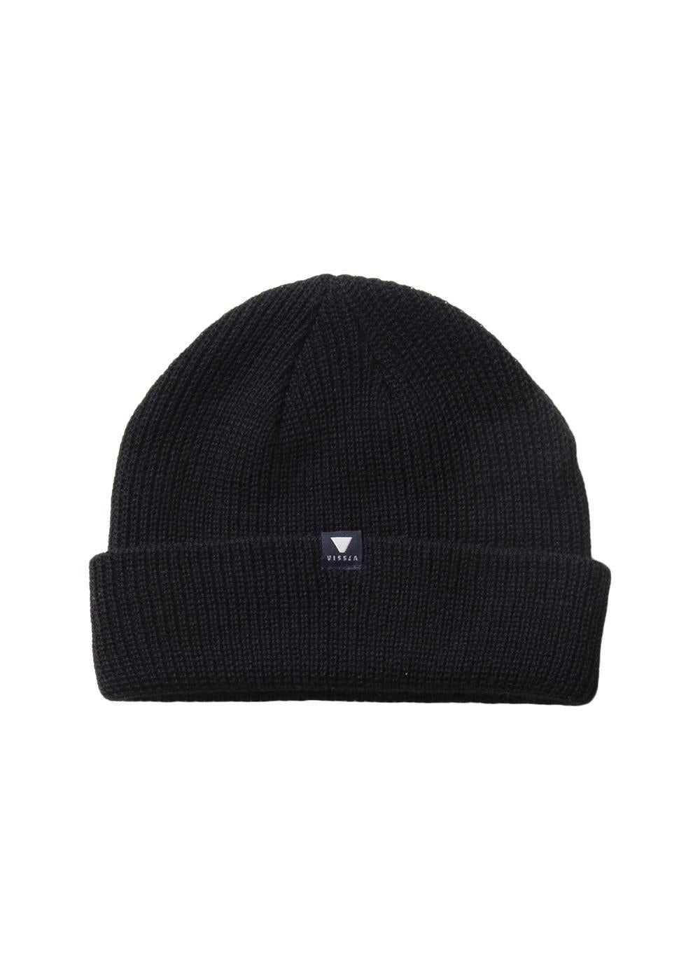 Vissla Unisex Trimline Cuffed Beanie, Heathered Acrylic Knit
