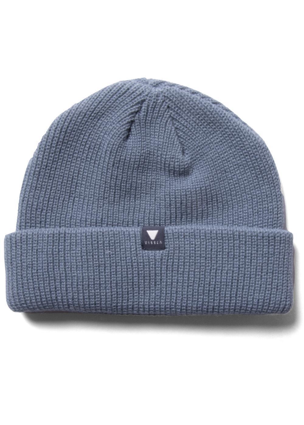 Vissla Unisex Trimline Cuffed Beanie, Heathered Acrylic Knit