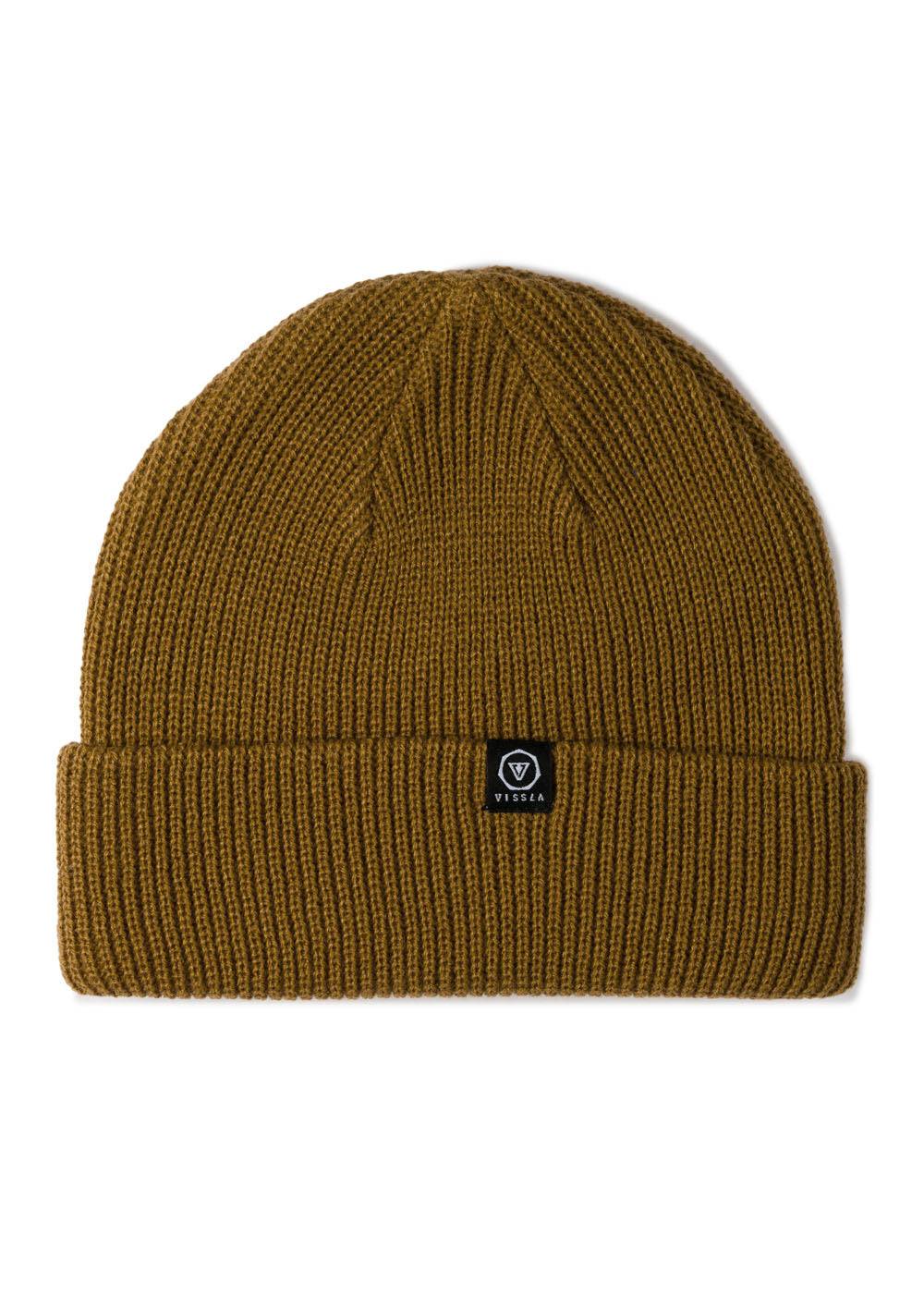 Vissla Unisex Trimline Cuffed Beanie, Heathered Acrylic Knit