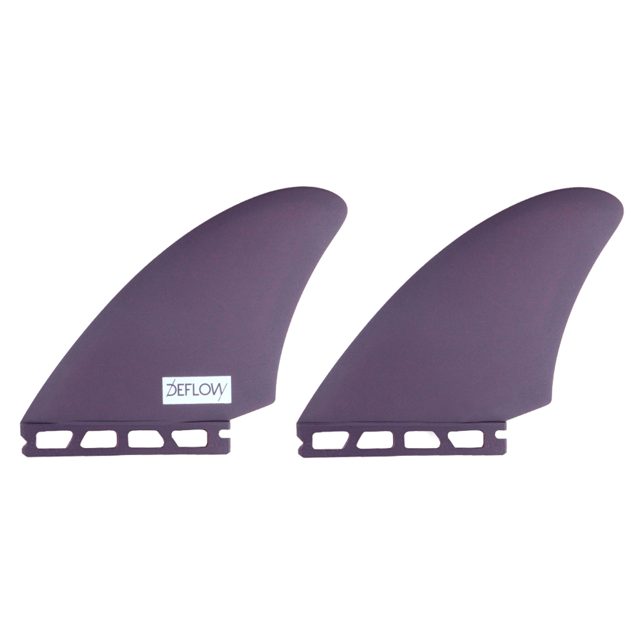 Deflow Mid Twin Fins, Fibreglass