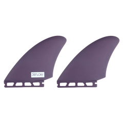 Deflow Mid Twin Fins, Fibreglass