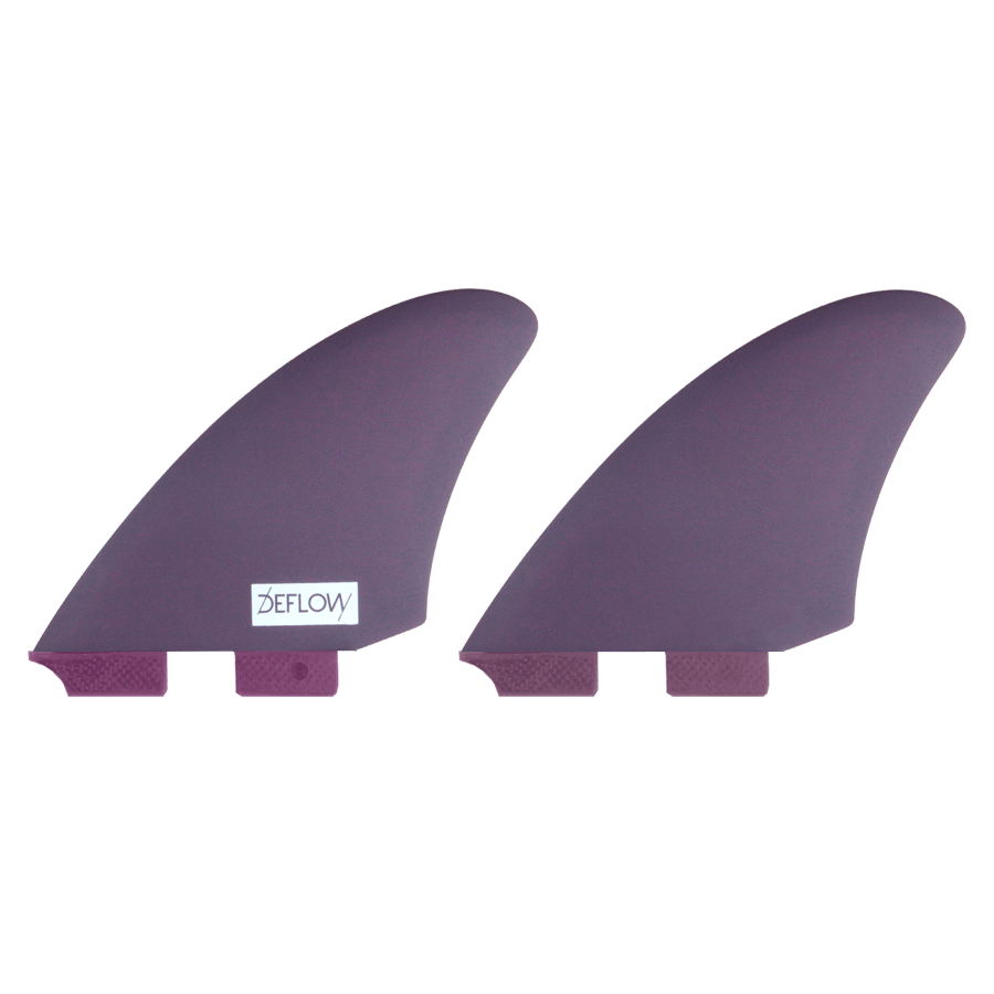 Deflow Mid Twin Fins, Fibreglass