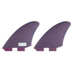 Deflow Mid Twin Fins, Fibreglass