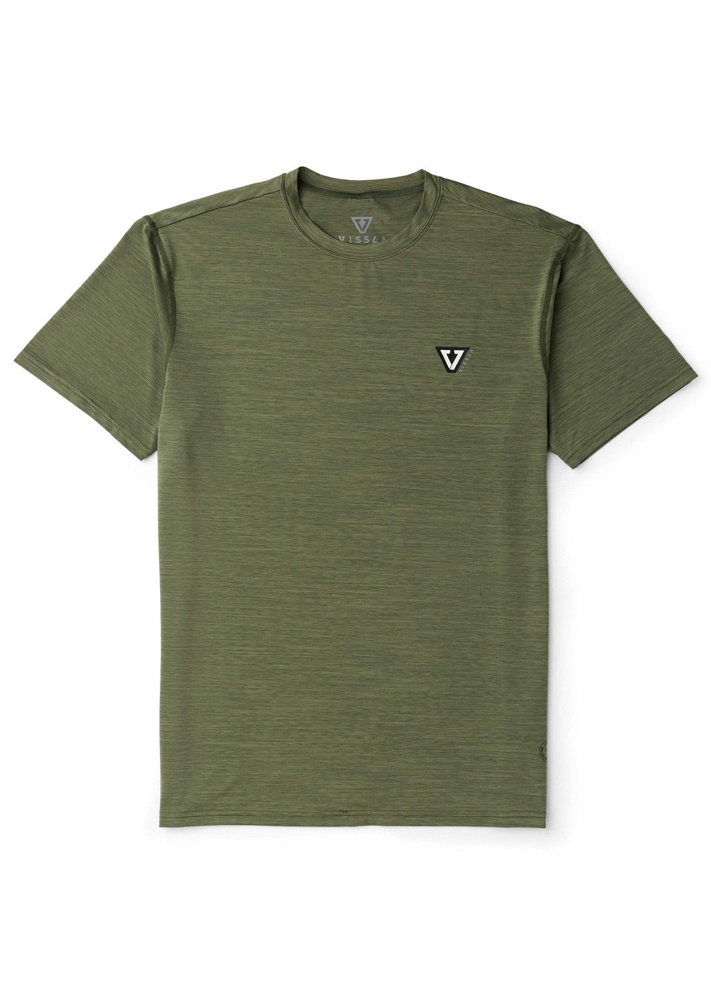 Vissla Men's Twisted Short Sleeve Rash Vest, Recycled Polyester