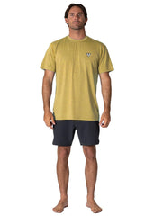 Vissla Men's Twisted Short Sleeve Rash Vest, Recycled Polyester