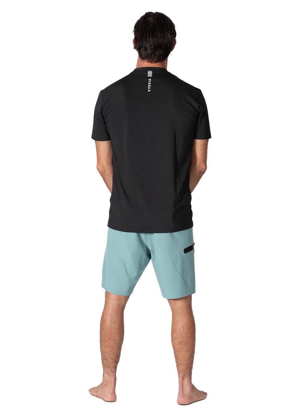 Vissla Men's Twisted Short Sleeve Rash Vest, Recycled Polyester