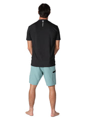 Vissla Men's Twisted Short Sleeve Rash Vest, Recycled Polyester