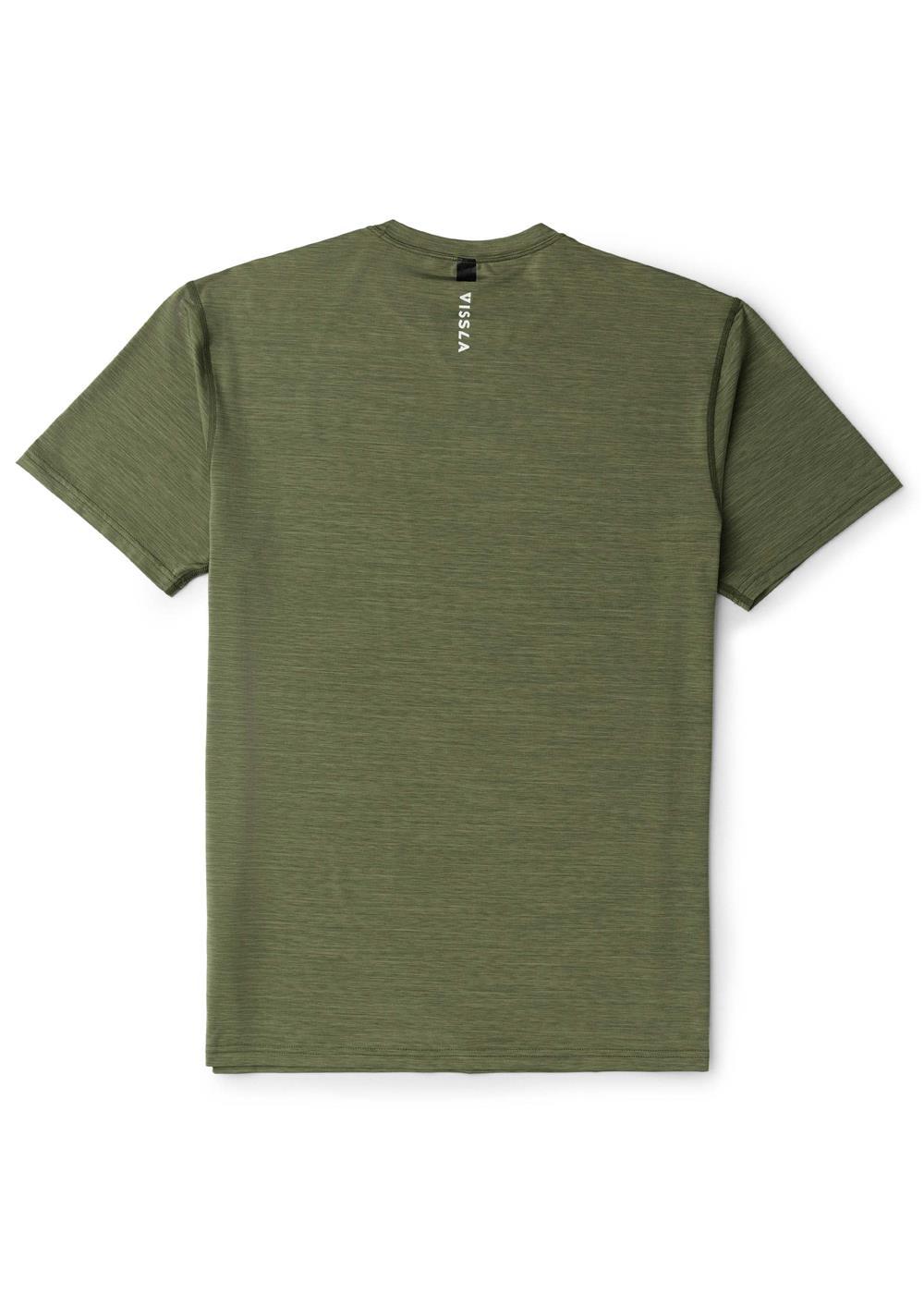 Vissla Men's Twisted Short Sleeve Rash Vest, Recycled Polyester