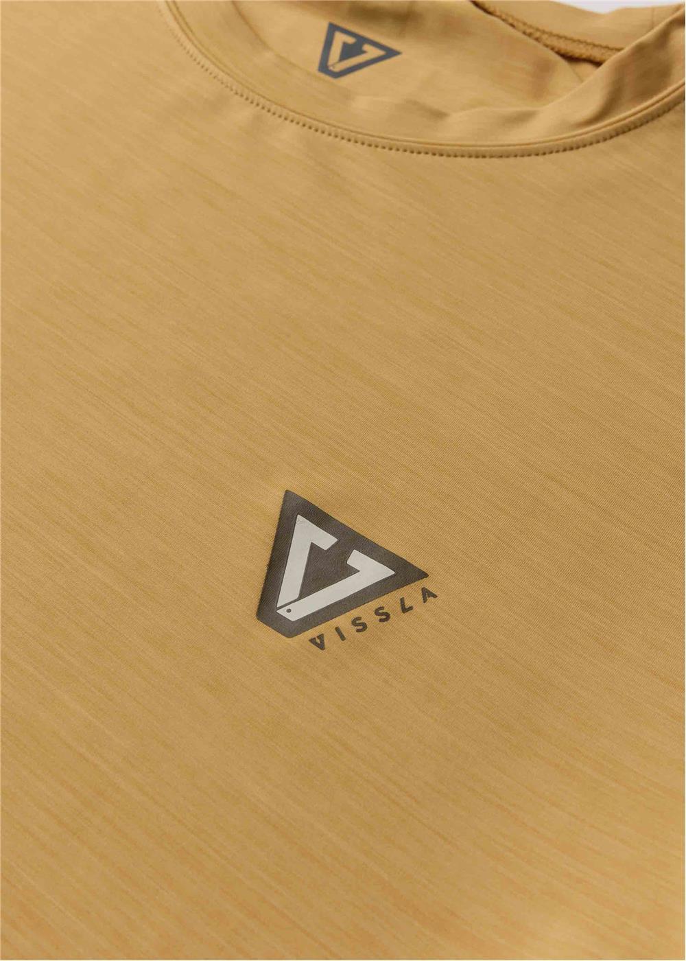 Vissla Men's Twisted Short Sleeve Rash Vest, Recycled Polyester