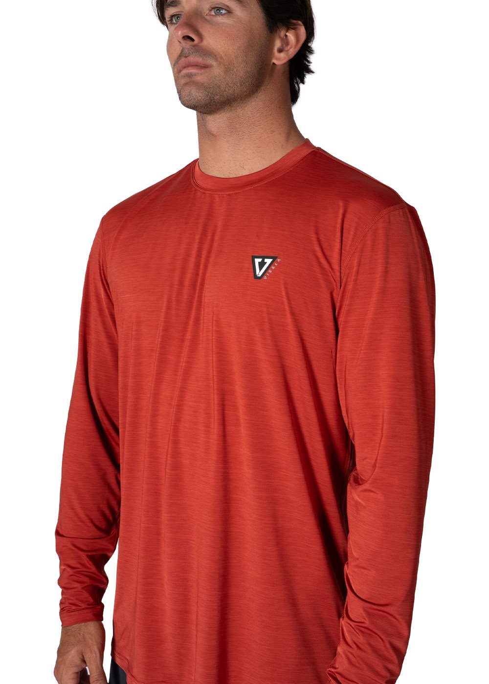 Vissla Men's Twisted Eco Long Sleeve Surf Tee, Recycled Polyester