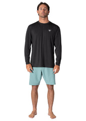 Vissla Men's Twisted Eco Long Sleeve Surf Tee, Recycled Polyester