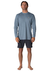Vissla Men's Twisted Eco Long Sleeve Surf Tee, Recycled Polyester