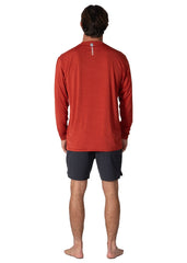Vissla Men's Twisted Eco Long Sleeve Surf Tee, Recycled Polyester