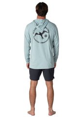 Vissla Men's Twisted Eco Hooded Long Sleeve Lycra, Recycled Poly