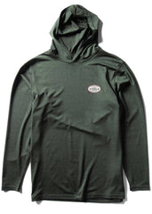 Vissla Men's Twisted Eco Hooded Long Sleeve Lycra, Recycled Poly