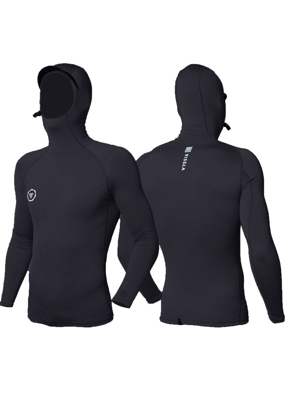 Vissla Men's Warm Seas Hooded Rash Vest, Recycled Polyester