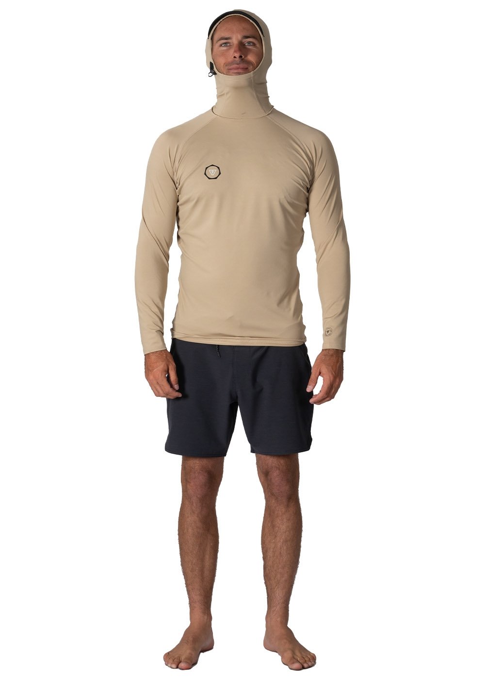 Vissla Men's Warm Seas Hooded Rash Vest, Recycled Polyester