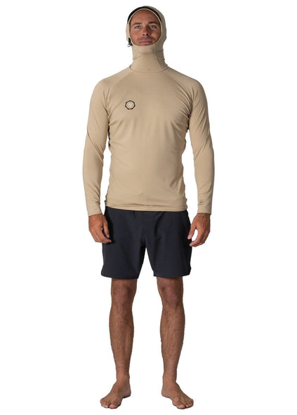 Vissla Men's Warm Seas Hooded Rash Vest, Recycled Polyester