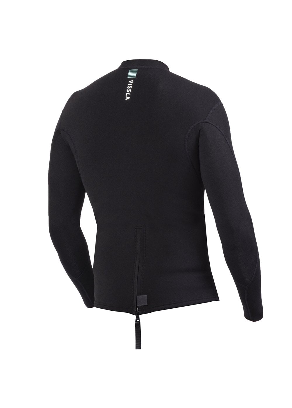 Vissla Men's 7 Seas 1mm Long Sleeve Wetsuit Jacket, Back Zip