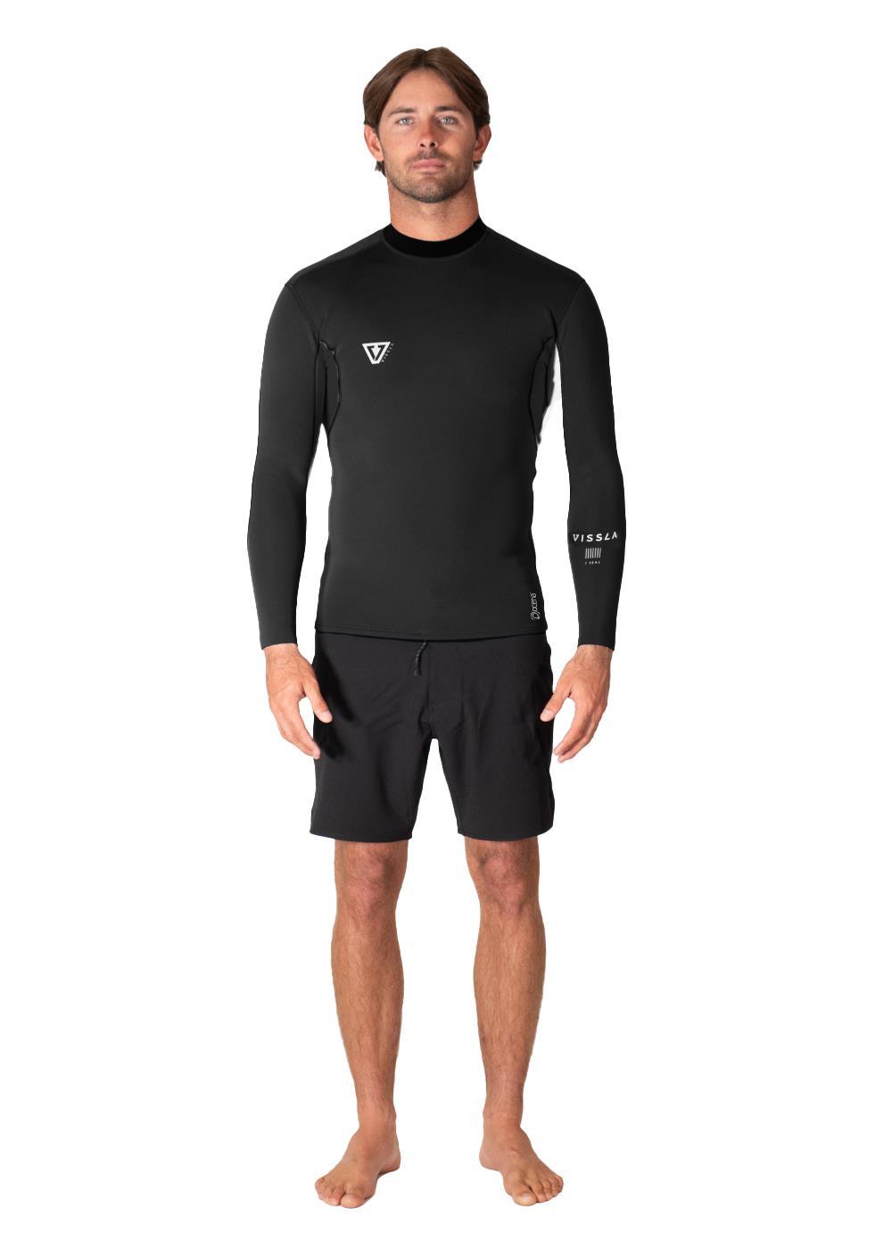 Vissla Men's Natural Seas 1mm Wetsuit Jacket, Long Sleeve