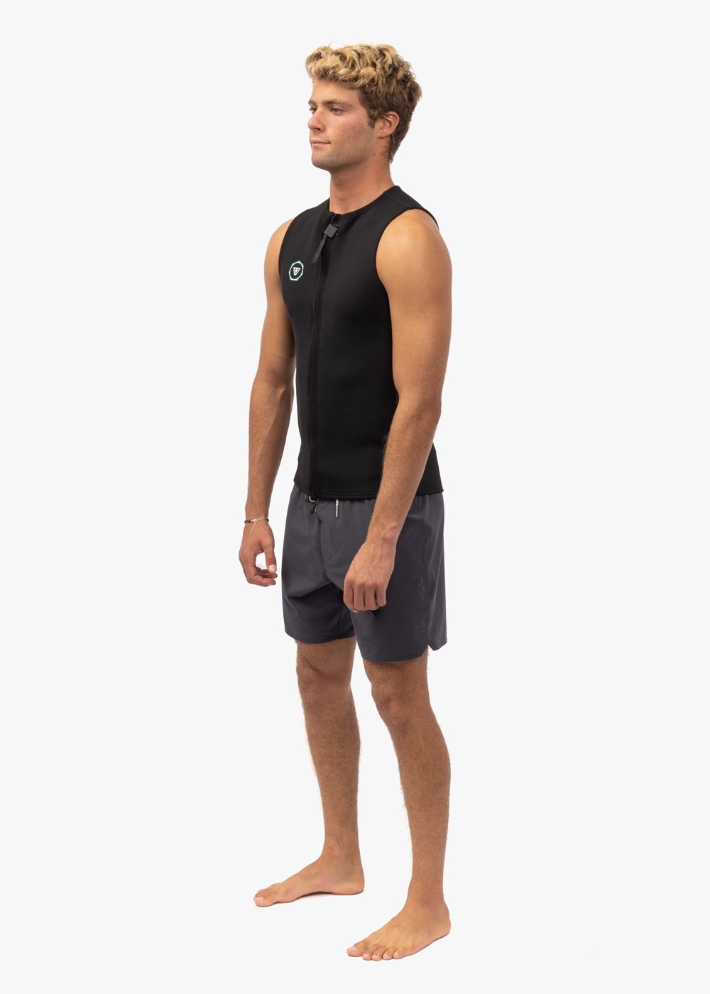 Vissla Men's 7 Seas 2mm Front Zip Wetsuit Vest, Super Stretch